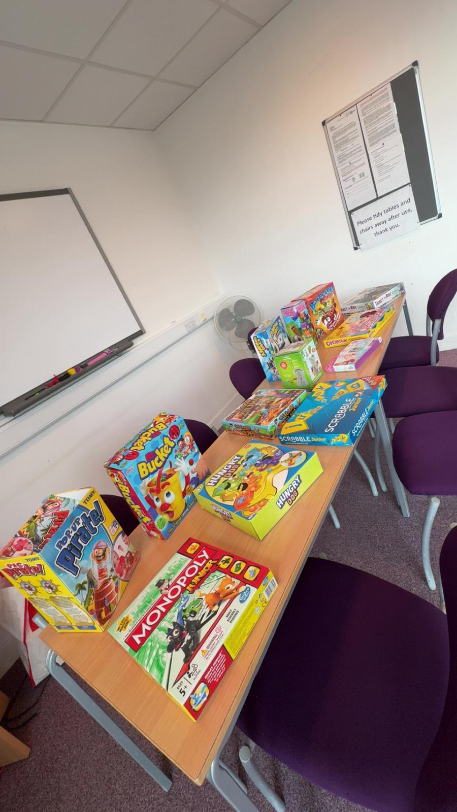 A selection of board games