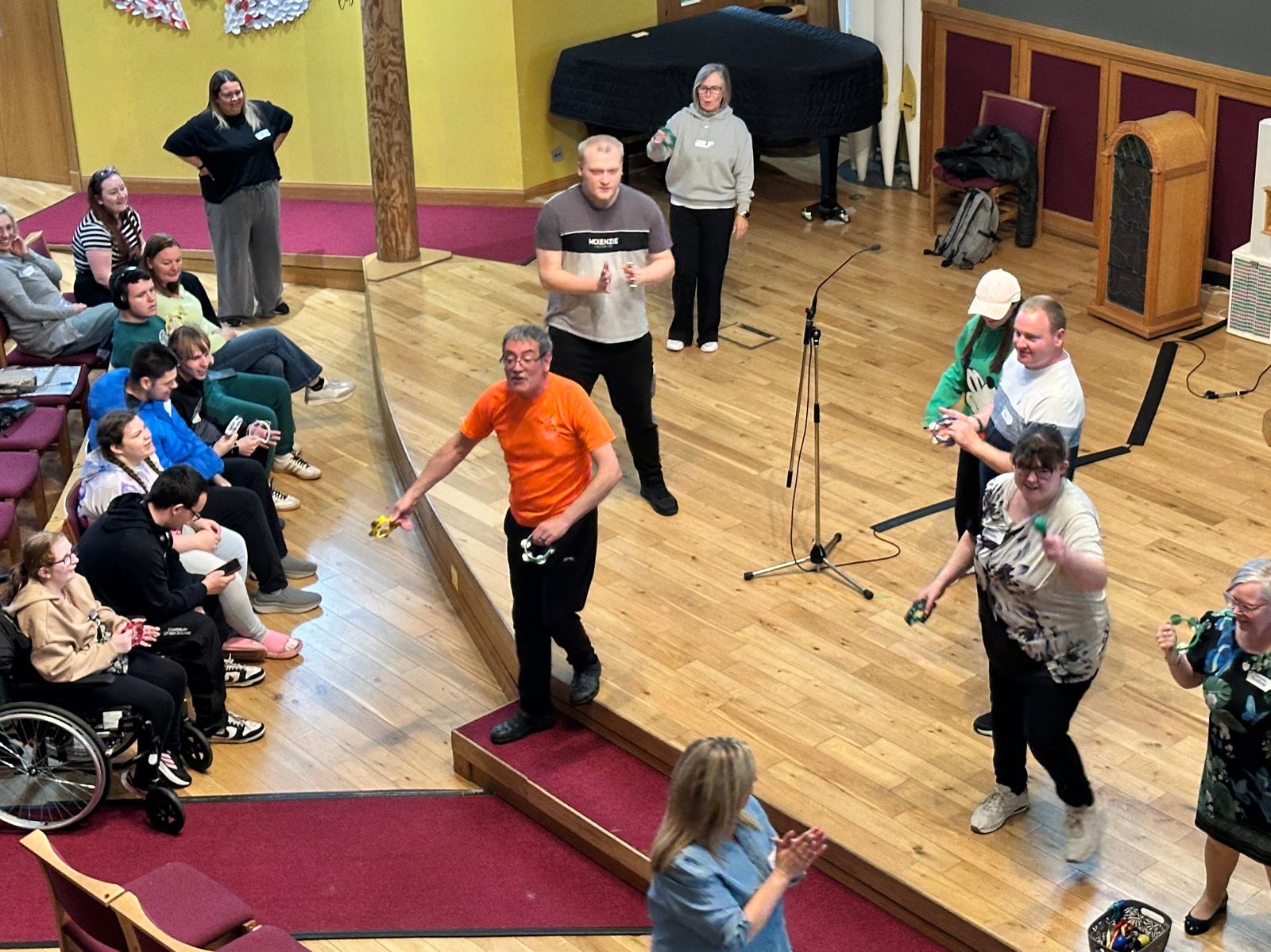 Members attend the Quality Street event