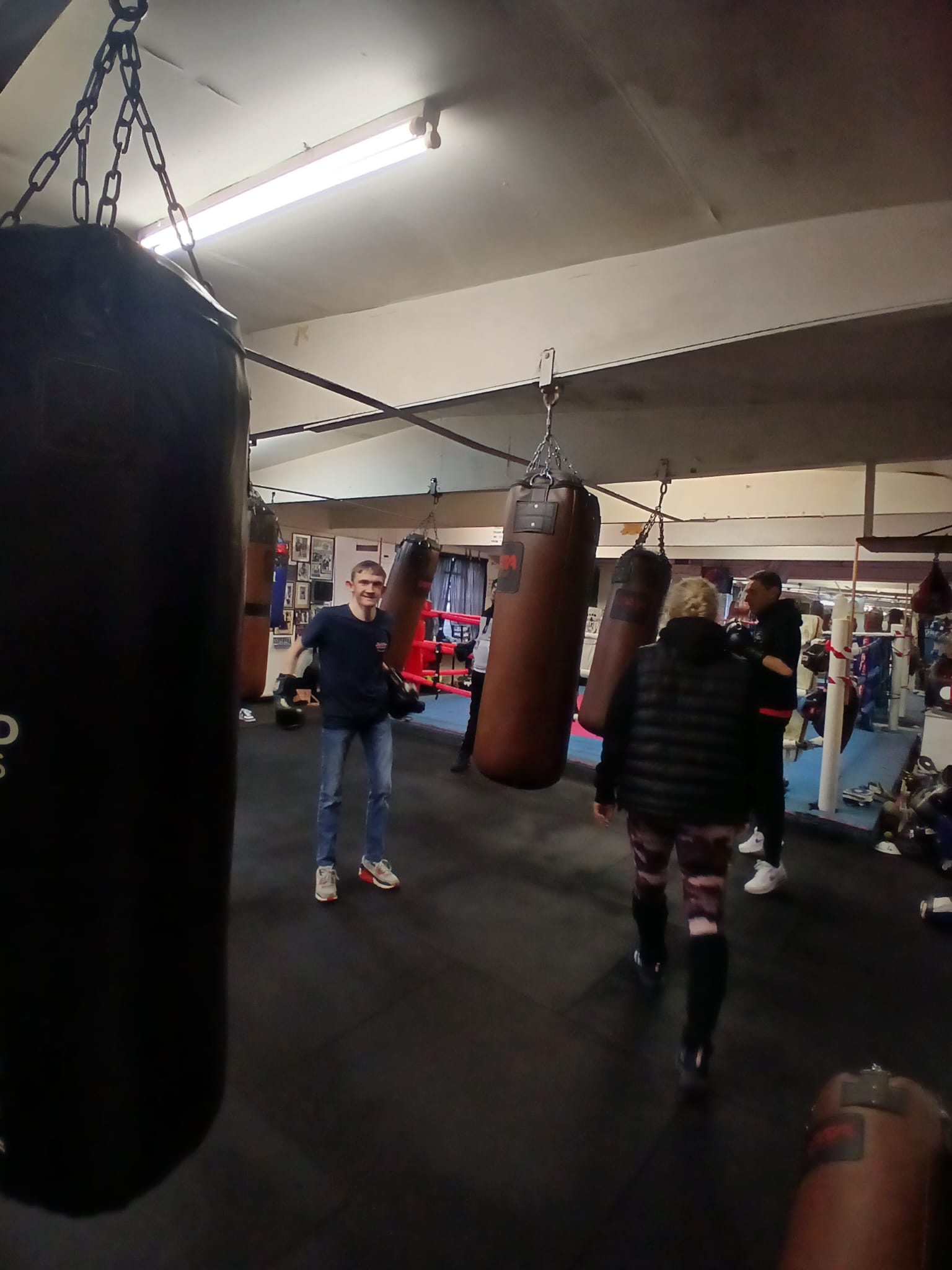 Bellshill Member at Boxing Club