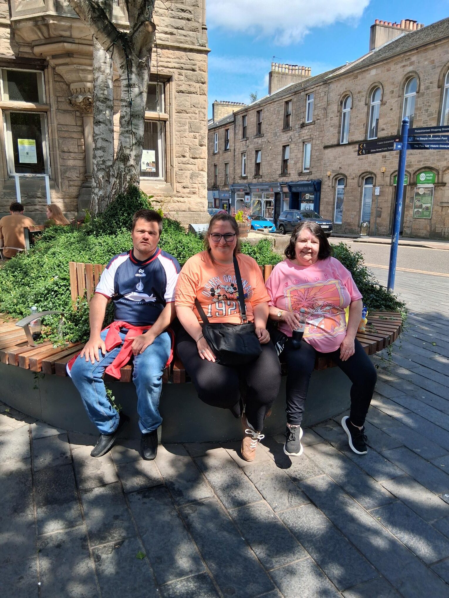 Grangemouth members enjoying a day out