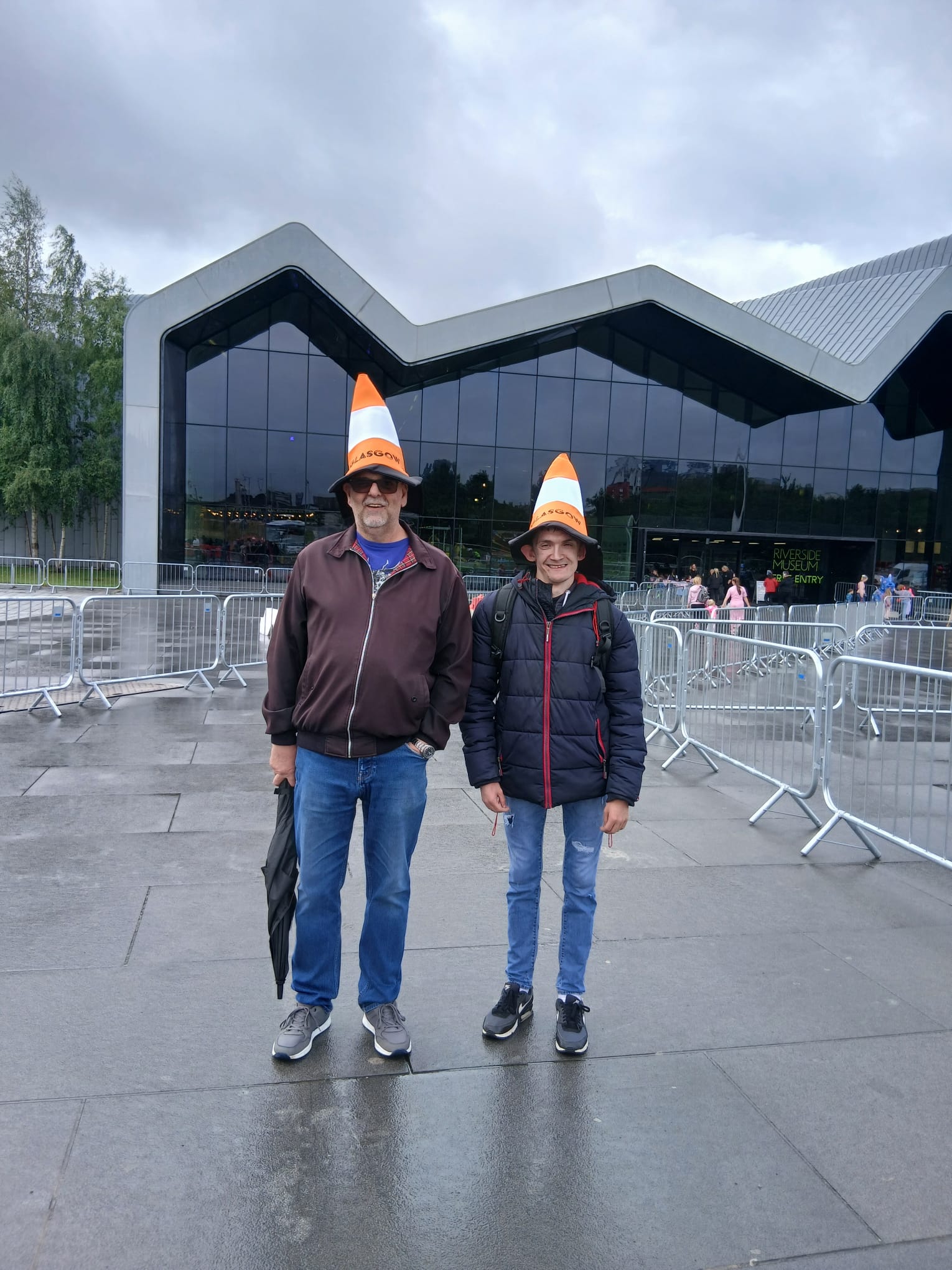 Transport Museum visit cones